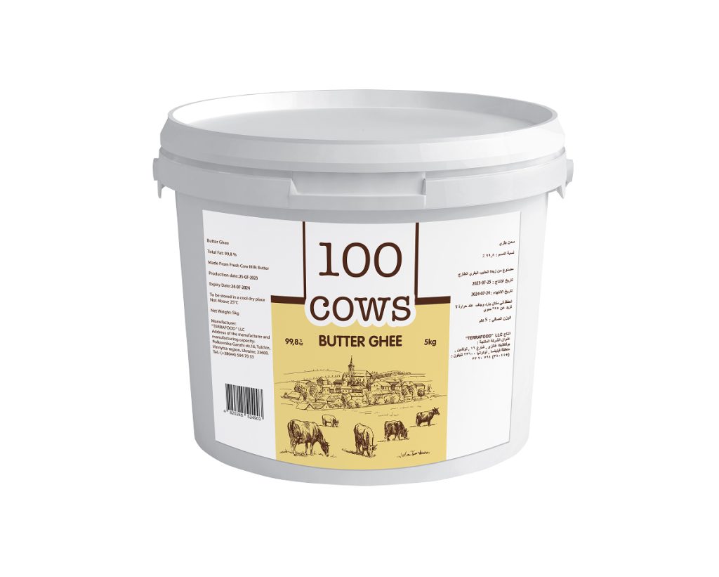 Simmental 100 Cows Butter Ghee bucket
